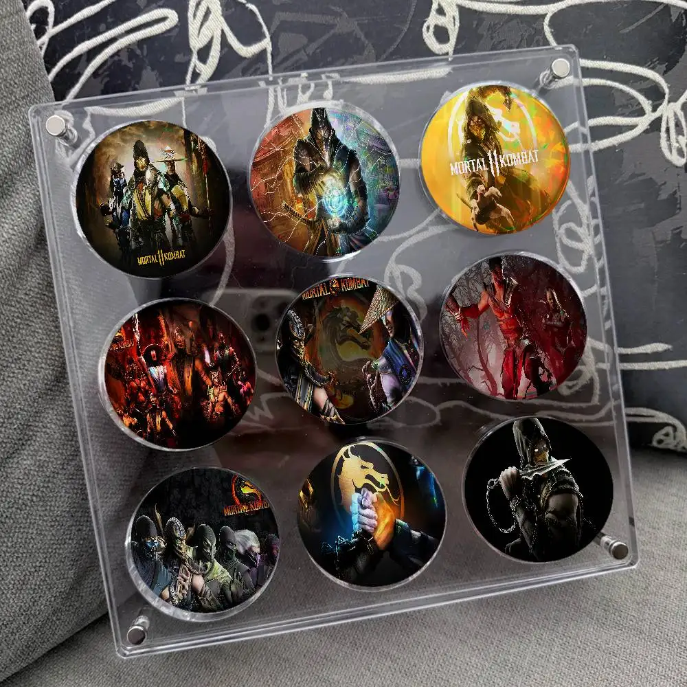 Cartoon M-Mortal K-Kombat For Badge Custom Cartoon Lapel Pin Metal Brooch Badges For Backpack Clothing Decoration