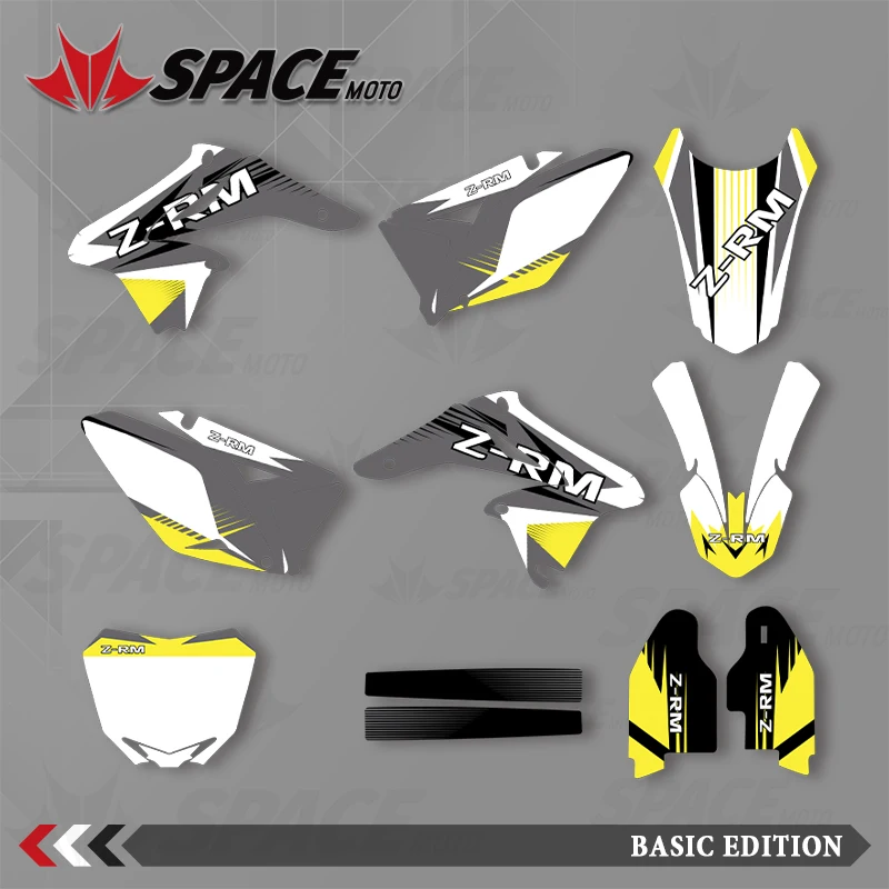 

SPACE For SUZUKI RMZ250 RM-Z 250 RMZ 250 2010 2011 2012 2013 2014 2015 2016 -2018 Graphics Team Background Decals Kits
