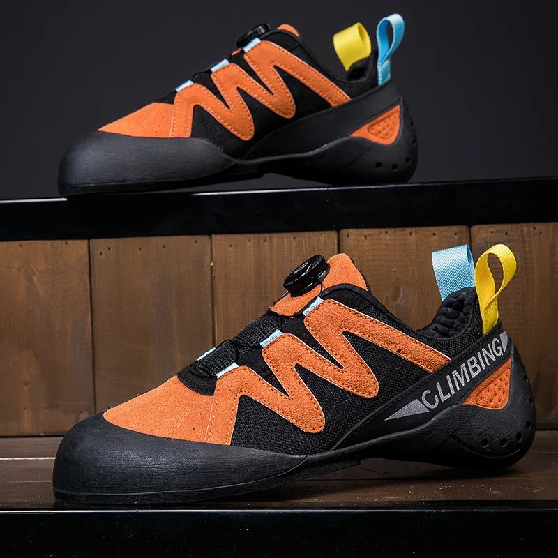 أحذية تسلق الصخور عالية الجودة للمراهقين خفيفة الوزن لتسلق الأماكن المغلقة أحذية رياضية للمبتدئين غير قابلة للانزلاق لتسلق الصخور في صالة الألعاب الرياضية #2