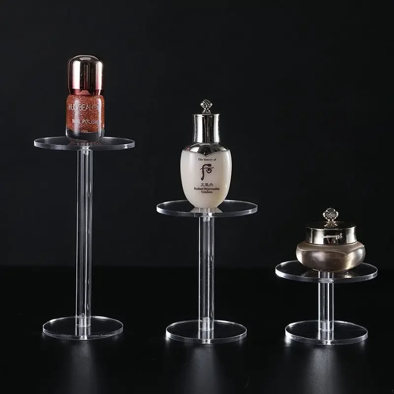 Transparent Perfume Shelf Acrylic Cosmetics Coral Table Skin Care Products Display Box Desktop Jewelry Ring Storage Shelf