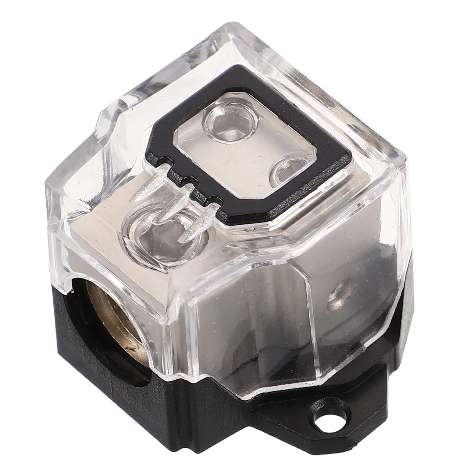 Car Audio Distribution Block 4 Channel Amp Ground Distributor Flame Retardant Compact Splitter for Auto Stereo Amplifier Power
