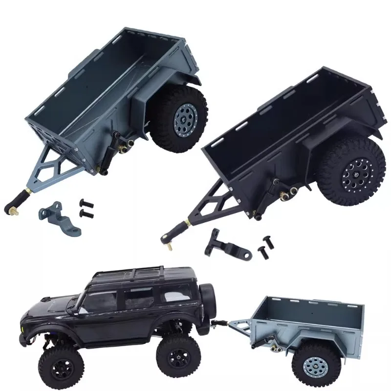 

Aluminum Alloy Trailer for 1/18 TRX4M Remote Control Car Tracked Vehicle Upgrade and Modify Accessories