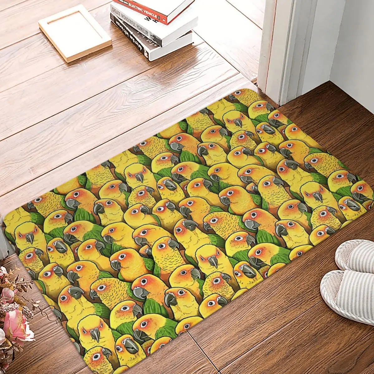 Jenday ConuresJenday Conures Doormat Rug carpet Mat Footpad Bath mat Non-slip toilet Balcony Parlor durable Washable