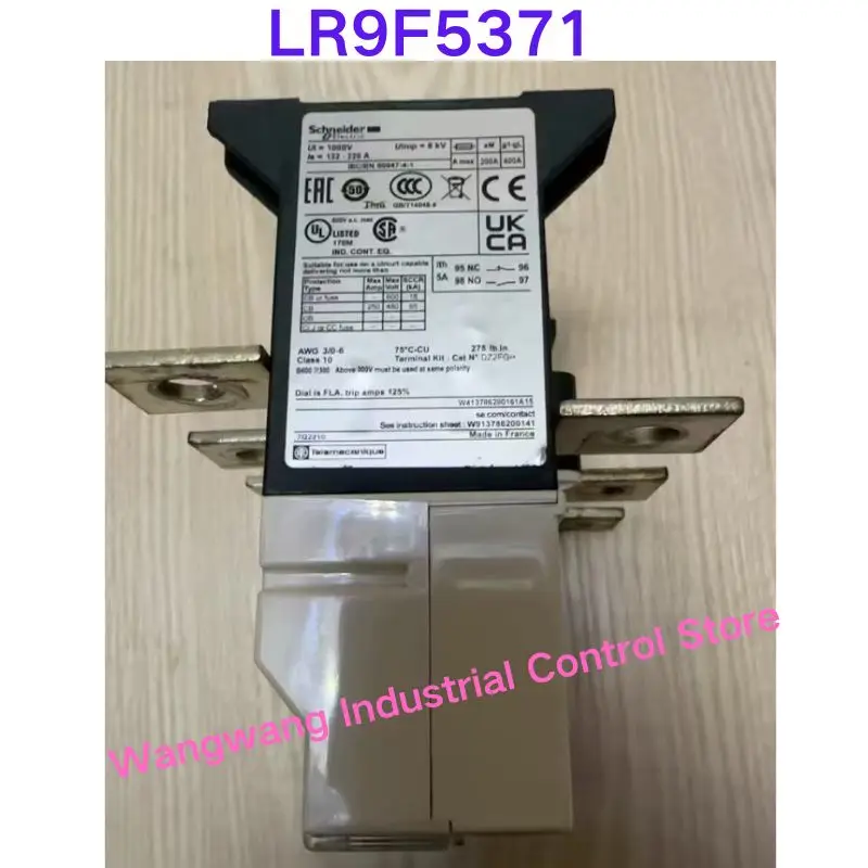 Second-hand test OK , Thermal overload protection relay LR9F5371 132-220A