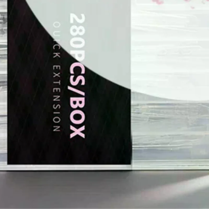 Forme per unghie doppie per sandwich 280 pezzi Estensioni di 14 dimensioni - Forme doppie Forme per unghie Bara Mandorla Stampo superiore Stampo inferiore