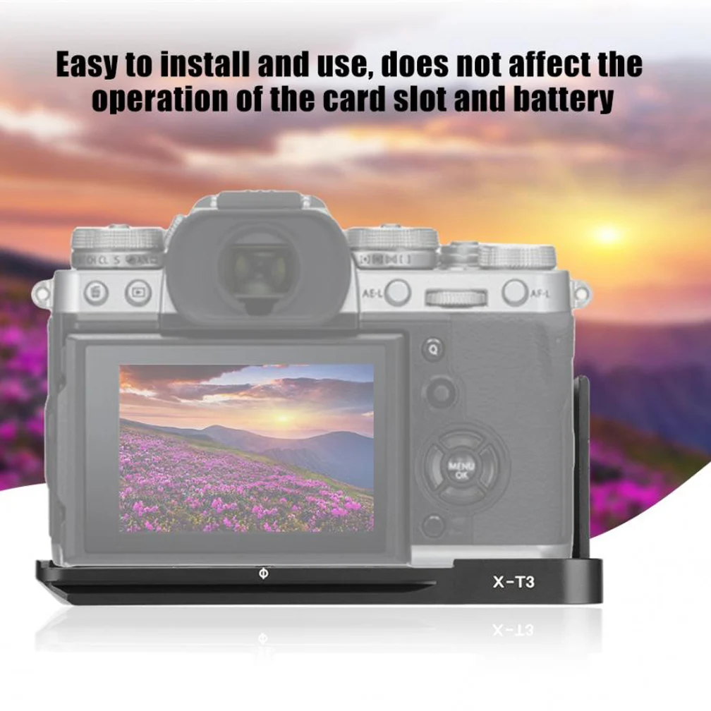 Mcoplus X-T3 سبائك الألومنيوم معدن قبضة اليد L قوس حامل لكاميرا Fujifilm XT3 X-T3