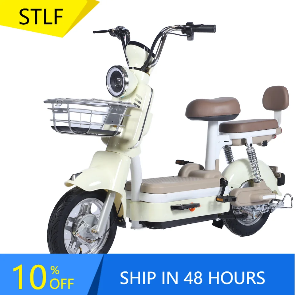 Zuimi High-end 48V High-Performance Electric Motorcycle, 350W Rear Hub Motor E-Bike, Steel Frame Two-Wheeler For Urban Commuting