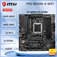 MSI PRO B650M-A WIFI Motherboard AMD B650 Motherboard AM5 DDR5 256GB M.2 Wi-Fi 6E support Ryzen 7 9700 Ryzen 7 7700 Ryzen 5 7400