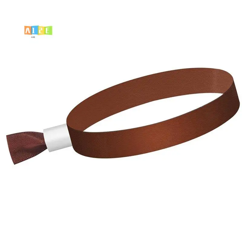 A12E-100 Pcs Cloth Event Wristbands, Colored Wrist Bands For Events, For Lightweight Concert Wrist Strap