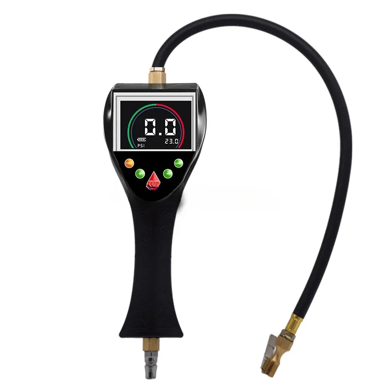 Handheld LCD Tire/tyre Inflate Pre-set Pressure Fully Automatic  Inflator 4 Pressure Unit LCD Digital Display