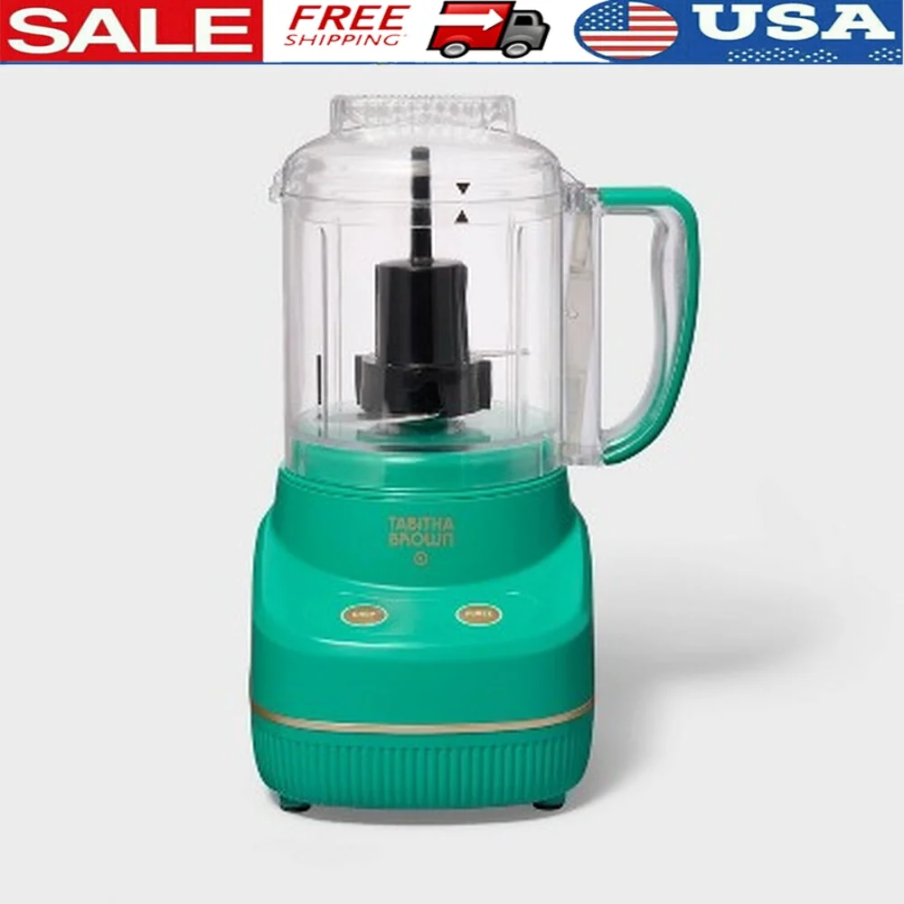 

3 Cup Mini Food Chopper with 250W Motor BPA-Free Plastic Jar Dishwasher-Safe Parts 2 Speed Settings Chopping Pureeing