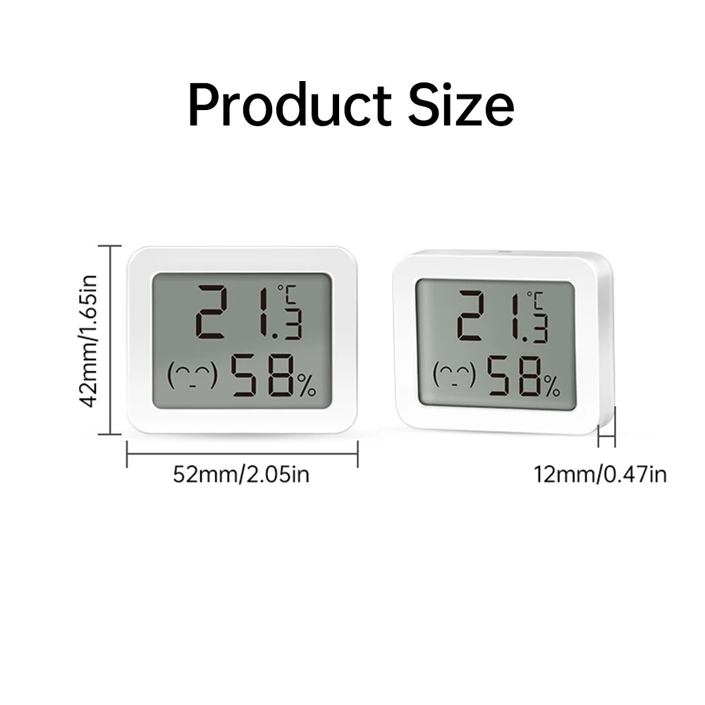 Tuya ZigBee temperatuur-vochtigheidssensor LCD digitaal display Ondersteuning Bluetooth APP Afstandsbediening Thermometer Hygrometer
