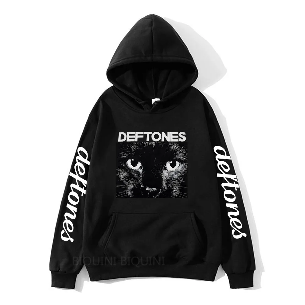 

Punk Rock Band Deftones Hoodies Men Vintage Casual Long Sleeve Sweatshirts Hip Hop Gothic Streetwear Male Tops Sudaderas Hombre