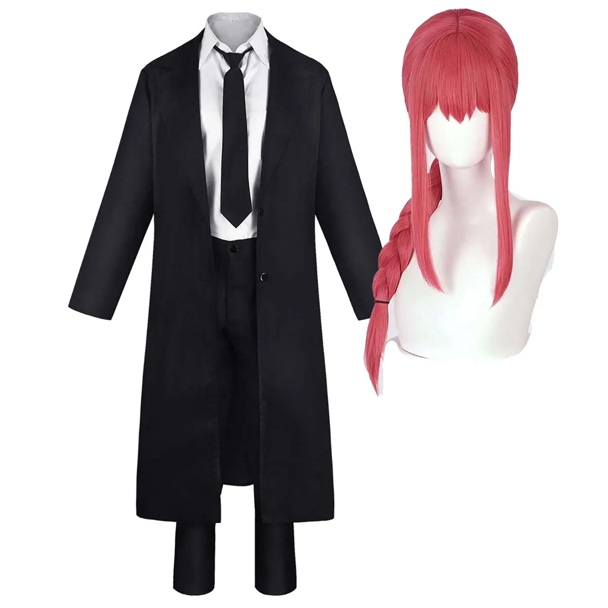 

Взрослые женщины Хэллоуин бензопила человек Макима косплей костюм