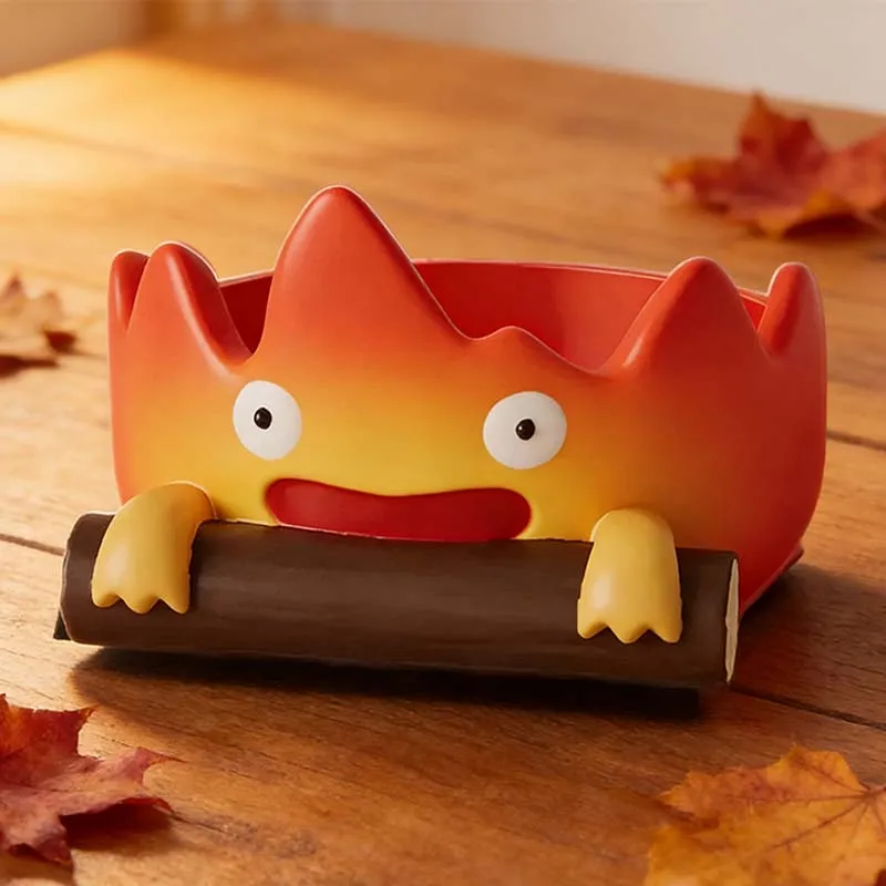 Bandeja de resina Creative Anime Fire Person - Organizador de almacenamiento de llavero | Regalo perfecto de Navidad y Halloween para decoración interior y exterior