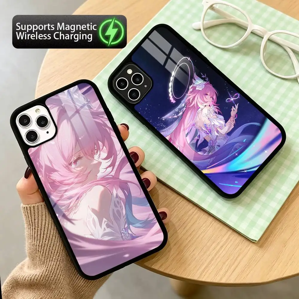 

C-Cyrene Demiurge HSR Phone Case For iPhone17,16,15,14,13,12,11 Plus,Pro Supports Magnetic Wireless Charging