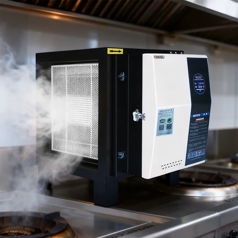 

Commercial Airflow 4000m³/h ESP Smoke Filter for Restaurant Kitchen Oil Fume Removal Electrostatic Precipitator Air Purifier