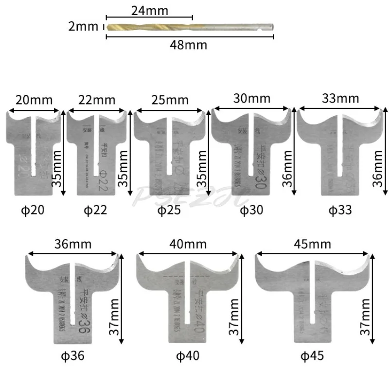 20PC Safe Buckle Knife Set Split Safe Buckle Buddha Bead Cutting Tool Woodworking Bread Ring