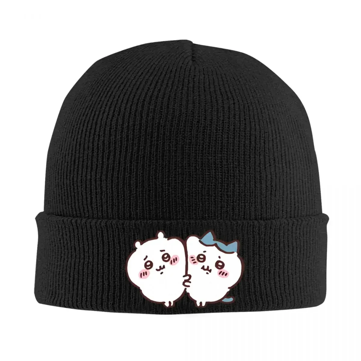 Chiikawa Knitted Caps for Women Men Skullies Beanies Autumn Winter Hat Japanese Manga Casual Caps