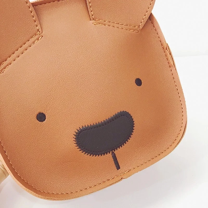 Version Cute and Fashionable Little Bear Bags Children's and Boys' Accessories with Concave Shape Kawaii Backpack