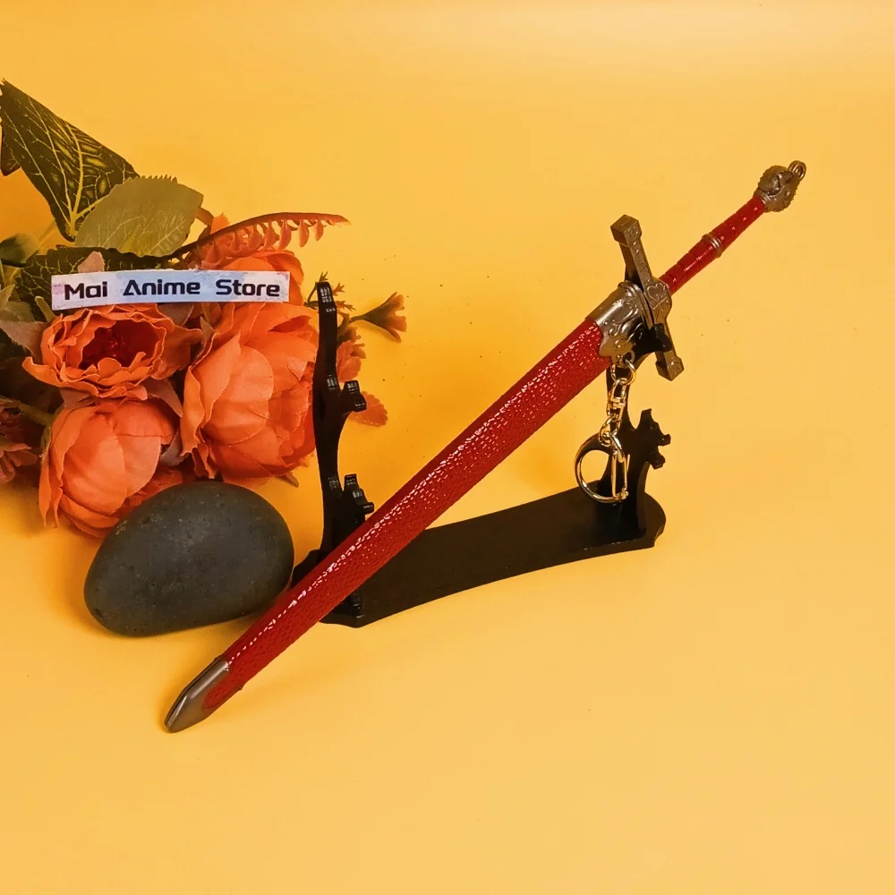 8.6in Red Elden Katana Metal Anime Blade Japanese Katana Real Ninja Knife Elden Damascus Sword Original Samurai Sabre Toy Gift