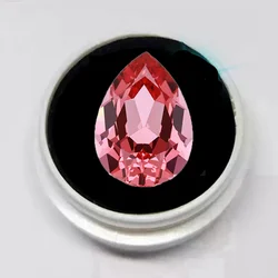 Unheated Pink Sapphire Gem Pear Shape 13x18mm Natural Loose Gemstone For Jewelry Making