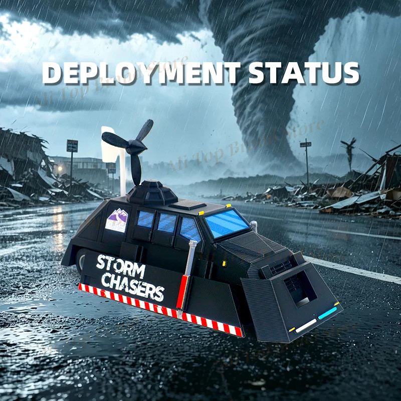 Deployable TVI2 Tornado Intercept Vehicle Static Scale Model Collectible Desk Ornament Gift For Storm Chaser Meteorology Fans