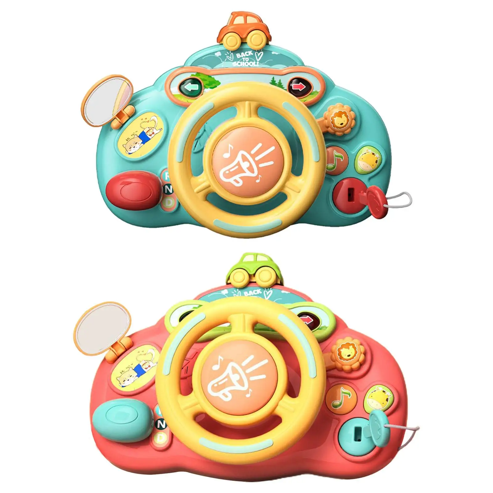 Stroller Steering Wheel Fun Learning Baby Kids Musical Vocal Toys Controller Toy Steering Wheel Kids Steering Wheel for Children