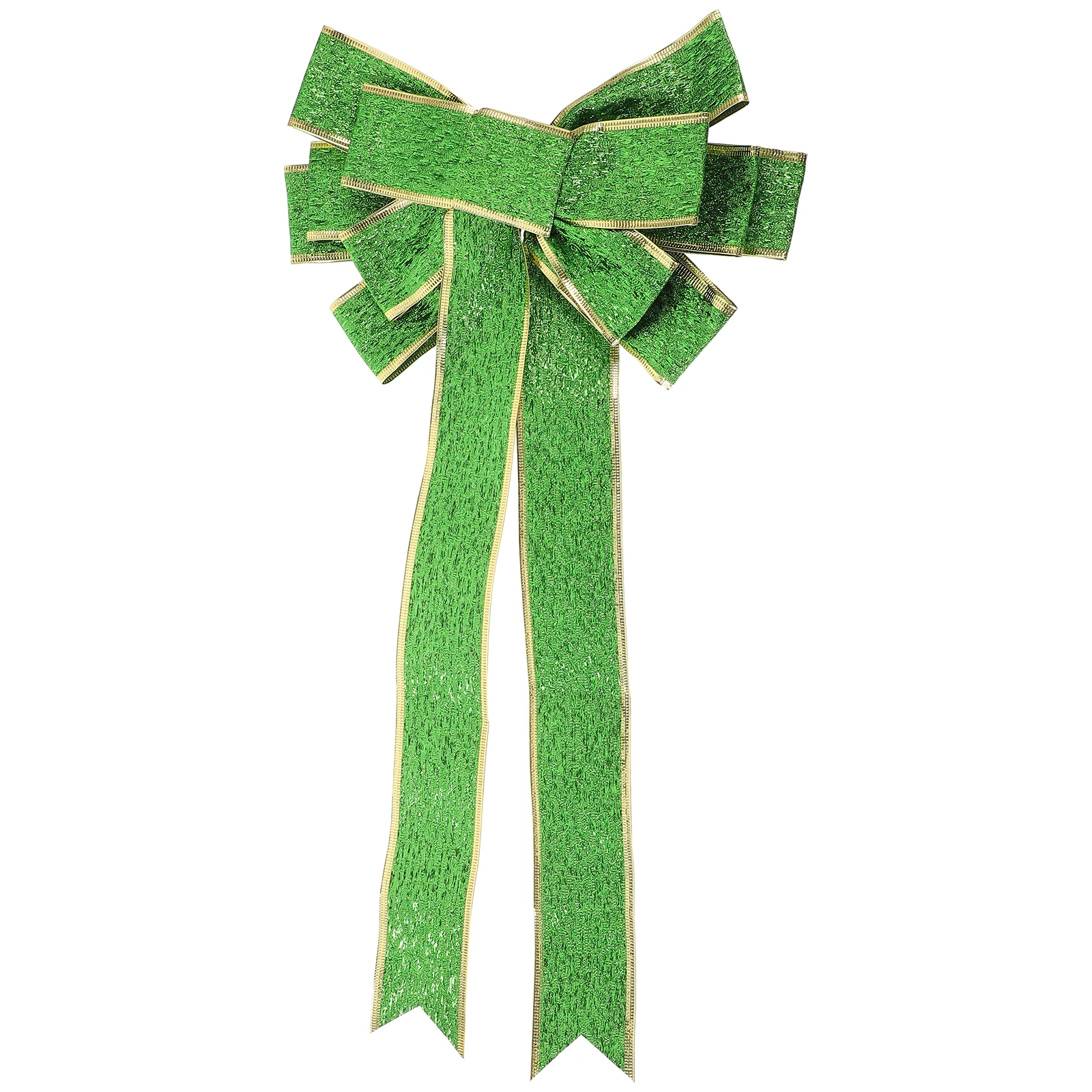

St. Patrick'S Day Bowknot Hanging Decor Door Wall Decoration Shamrock Pendant St Patricks Bow Polyester Party Supply