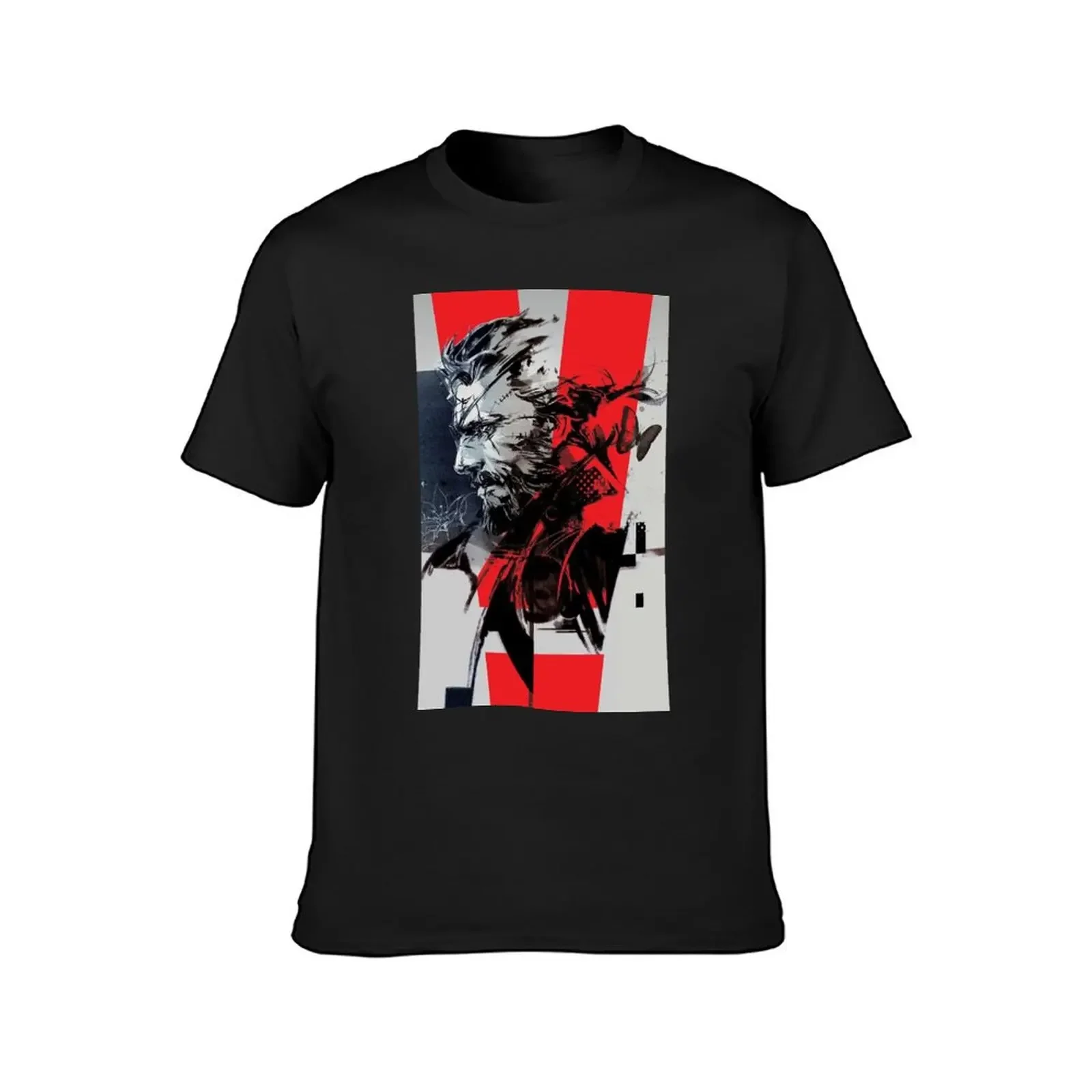 snake phantom pain T-Shirt korean fashion custom t shirt vintage t shirts tee shirts for men