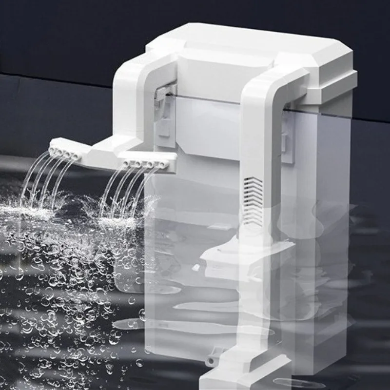 

Fish Tank Filter Oxygenate Silent Large Capacity Wall Filter Oil Film Removal High Flow Aquarium Filters Fishbowl Water Purifier