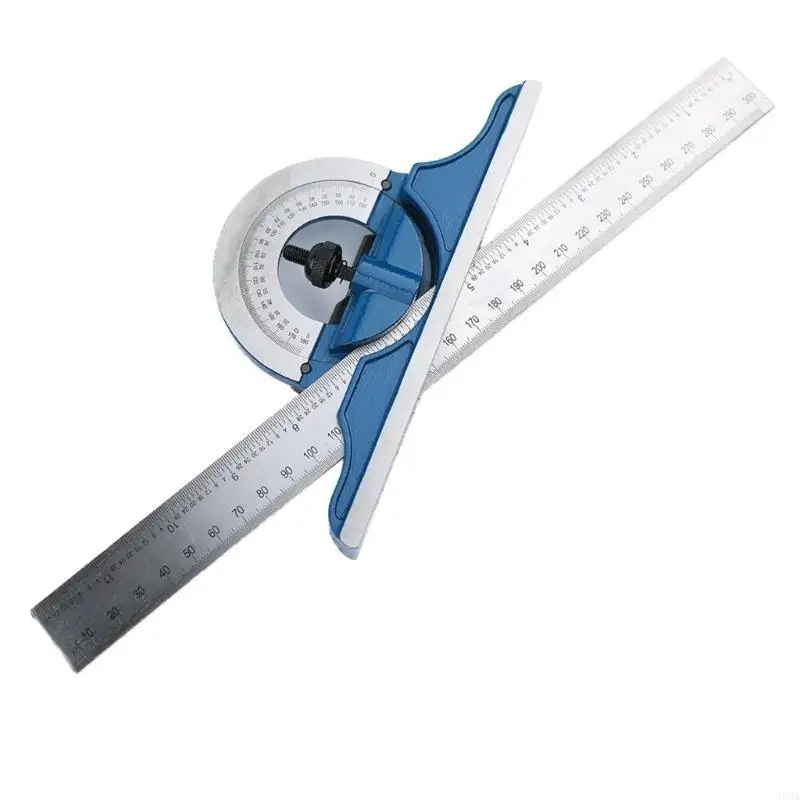 

12Inch 300mm Combination Ruler Set With Clear Easy To Read Scale For Precise Measurement And Complex Angles Adjustment
