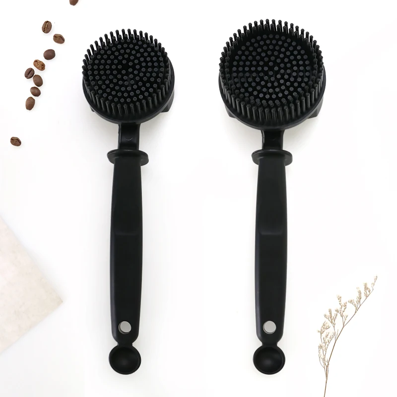 Sikat mesin kopi 51MM 58MM, alat pembersih kepala Groud silikon dapat dilepas cocok untuk Delonghi Breville Gaggia aksesoris Espresso