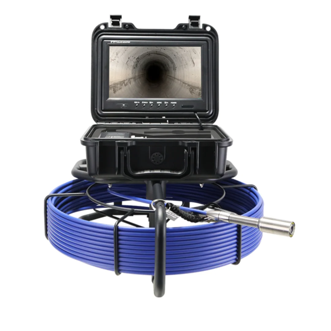 Telecamera per fognature OEM 720P 1080P Localizzatore DVR 512 opzionale Funzione WiFi con telecamera per ispezione tubi con schermo LCD da 9"