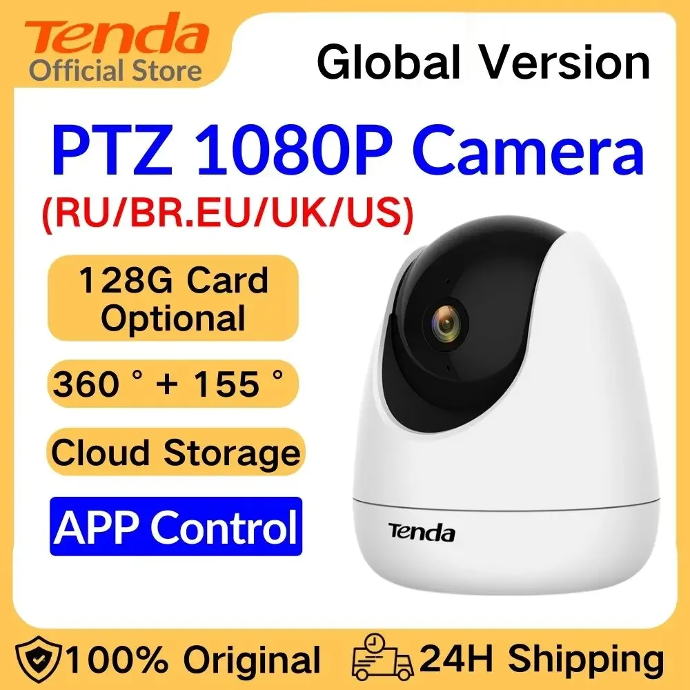 

Tenda Cp3 Surveillance Camera 1080P Full-Hd 2Mp Wifi Ip Camera Kids Camera Security Protection Baby Monitor wifi secur mini cam