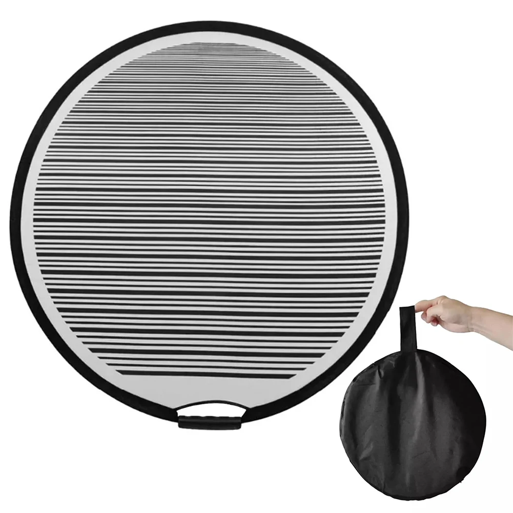 01       80cm Dent Reflector Board Car Dent Remover Check Tool Circular Dent Board Foldable Reflector Board Reflector Panel
