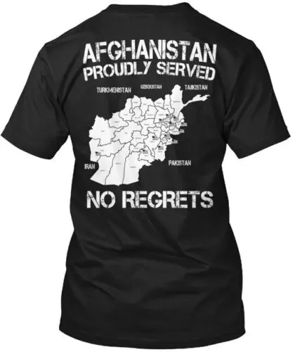 Afghanistan Veteran T-Shirt Made in the USA Size S to 5XL