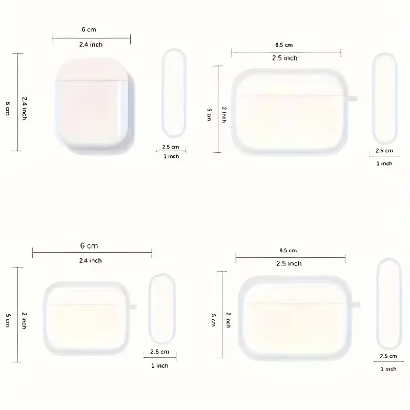 Personalized Customizable Name For AirPods Pro 1/2/3/4 Pro/Pro2/Pro3 AirPods Case DIY UV Print Name Protective CoverAnti-Lost view 5