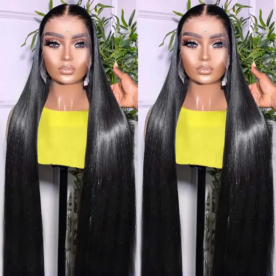 30 40 Inch Straight Lace Front Wigs Human Hair Brazilian Transparent Hd Lace Wig 13x6 Human Hair For Black Women hd Lace Wig