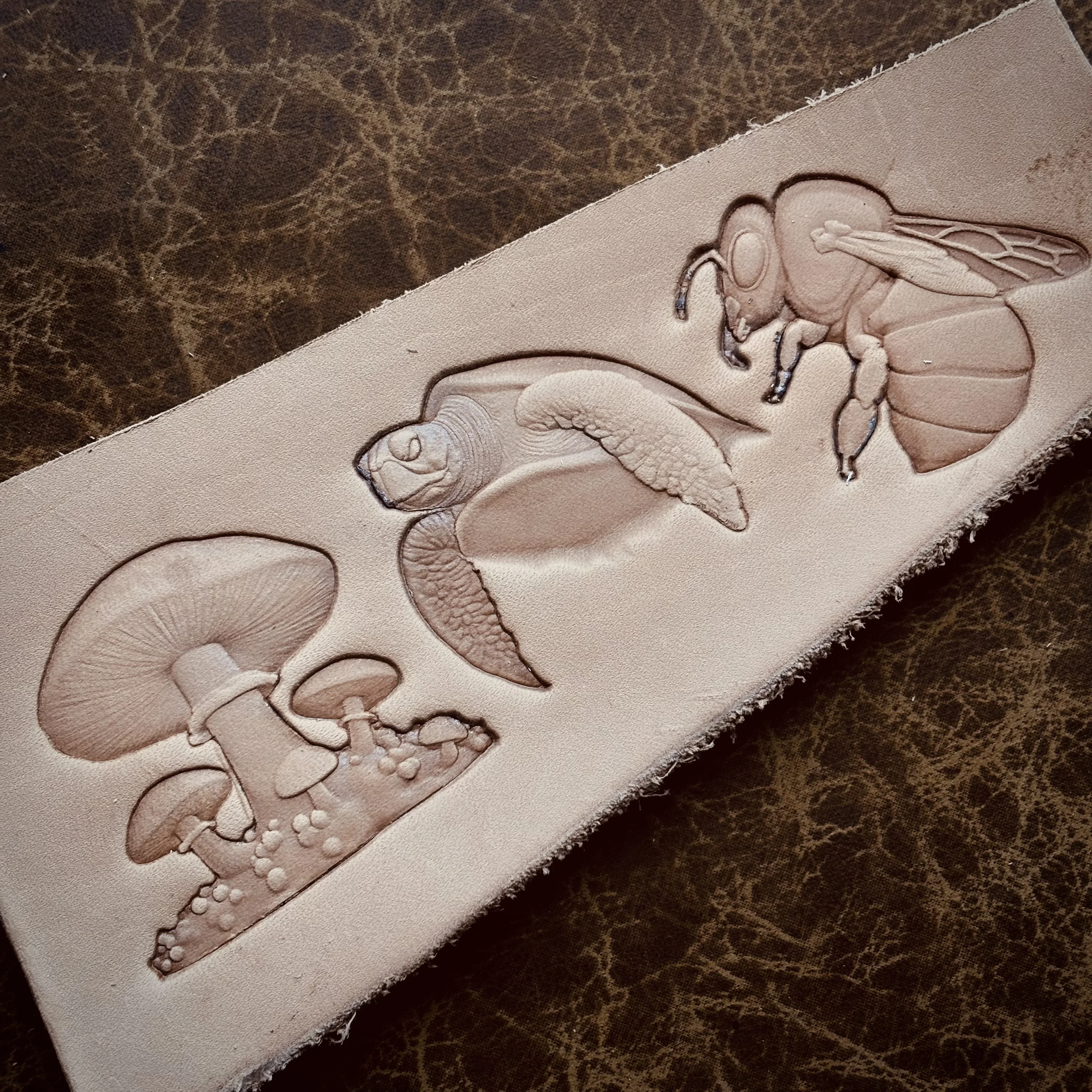 6 шт./компл., серия маленьких  – обзор и цена Leather Stamp Set