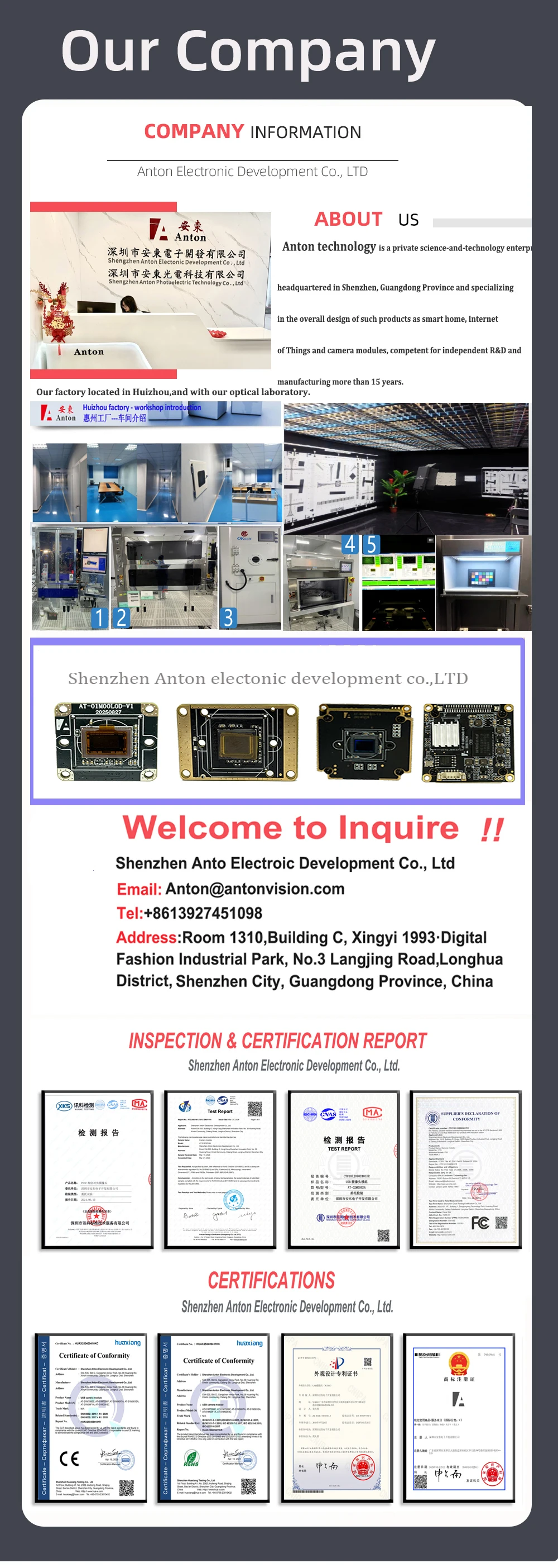 4K 12MP IMX258 USB-Kameramodul 68 Grad AF/FF Autofokus Ohne Verzerrung 3840*3104 15fps Foto-Video-Überwachung UVC Treiberfreies Interface – Detail 15