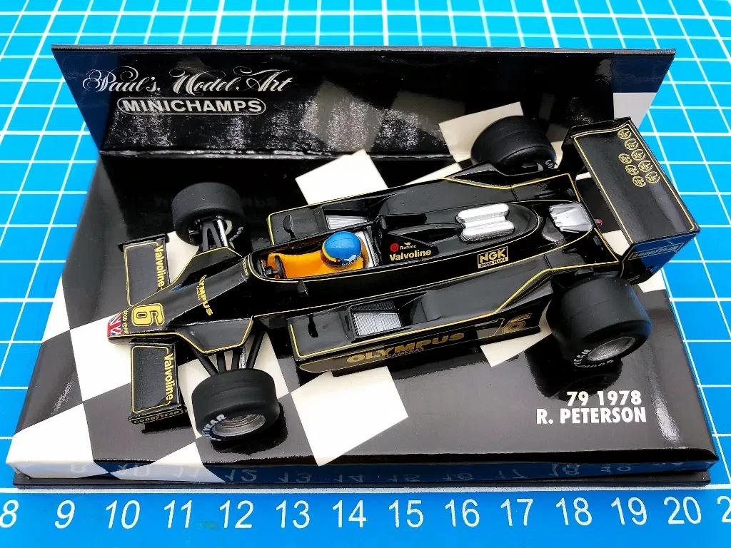 

Minichamps 1:43 F1 79 1978 Peterson Simulation Limited Edition Resin Metal Static Car Model Toy Gift