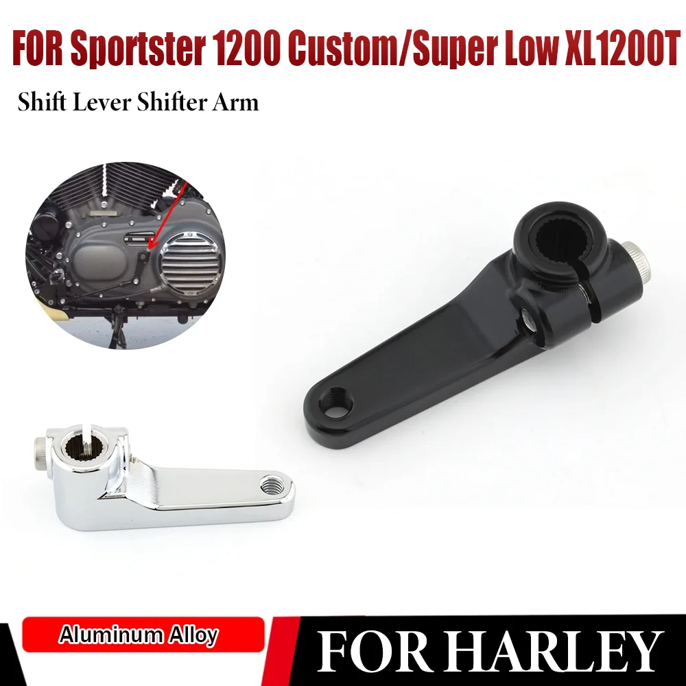 

Motorcycle Part Shift Lever Arm For Harley Sportster 1200 Custom XL1200C Super Low XL1200T Forty Eight Iron 883 XL883N 2004-2021