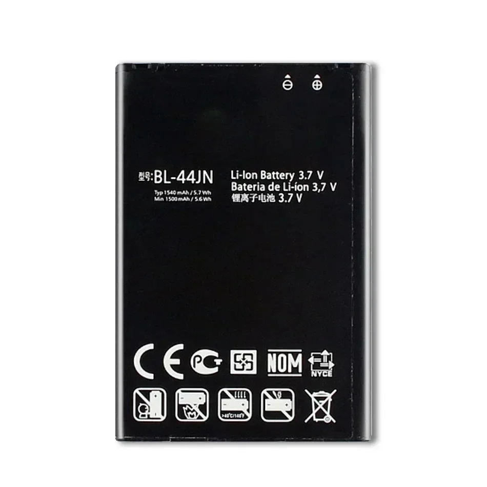 1540 mAh Batterie BL-44JN Für LG Optimus Schwarz P970 E730 P690 P693 E510 E610 E612 E615 C660 MS840 + Track Code