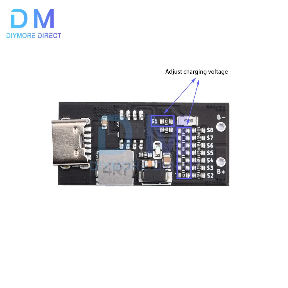 Type-C CJC5288 Lithium Battery Charging Protection Board Module Battery Charging Module 5V