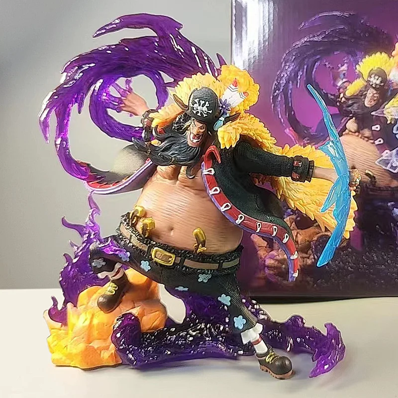 One Piece 21cm Resonates With Black Beard Max Series Gk Hand-Made Anime Tide To Play With Desktop Ornaments Doll Statue Model.