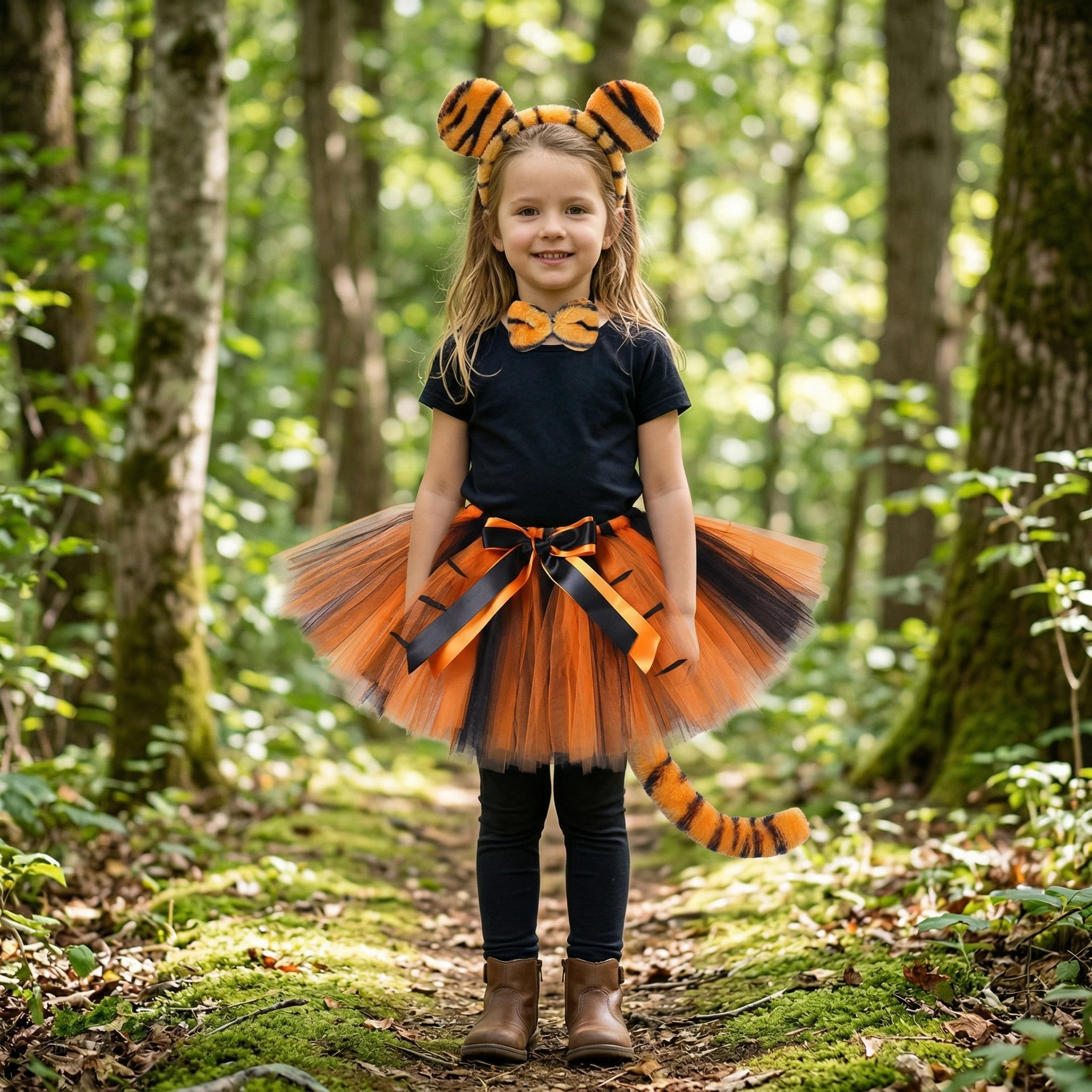 Forest Zoo Performance Costume Lion Elephant Tiger Giraffe Zebra Performance Costume Children's Halloween Birthday Party