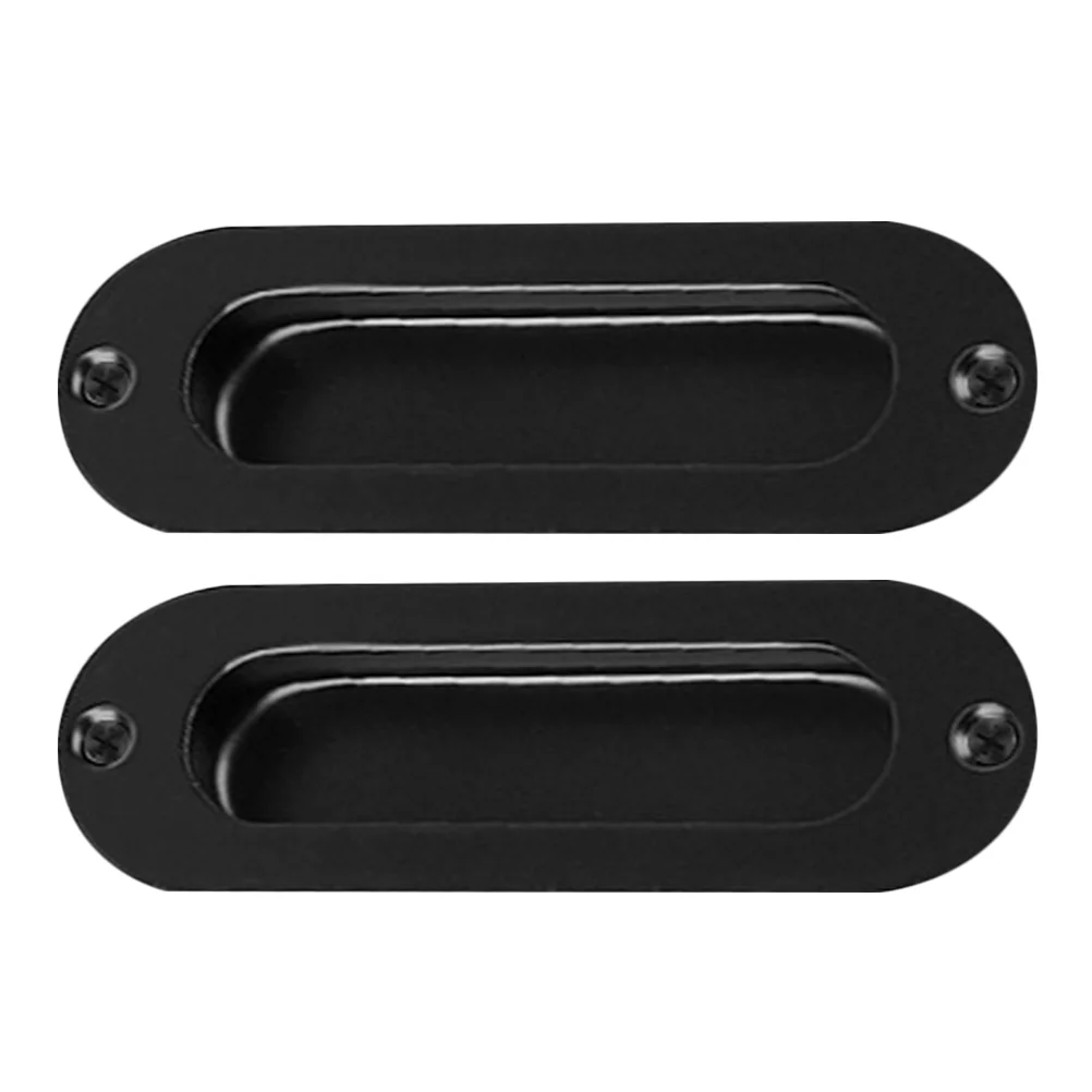 

2 Sets Barn Door Handle Stainless Steel Sliding Long Finger Pull Knob Zinc Alloy for Shed Doors Gate Handles 201