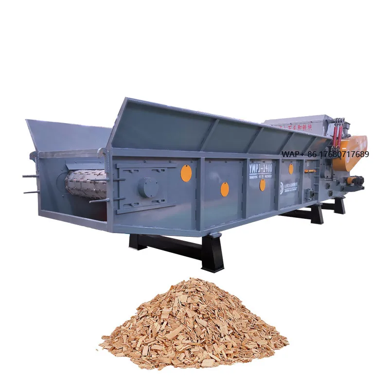 Hot-sale 216 Engine Mobile Drum Direct Factory Wood Crusher Machine Wood Chipper Shredder New Type Drum Wood Chipper