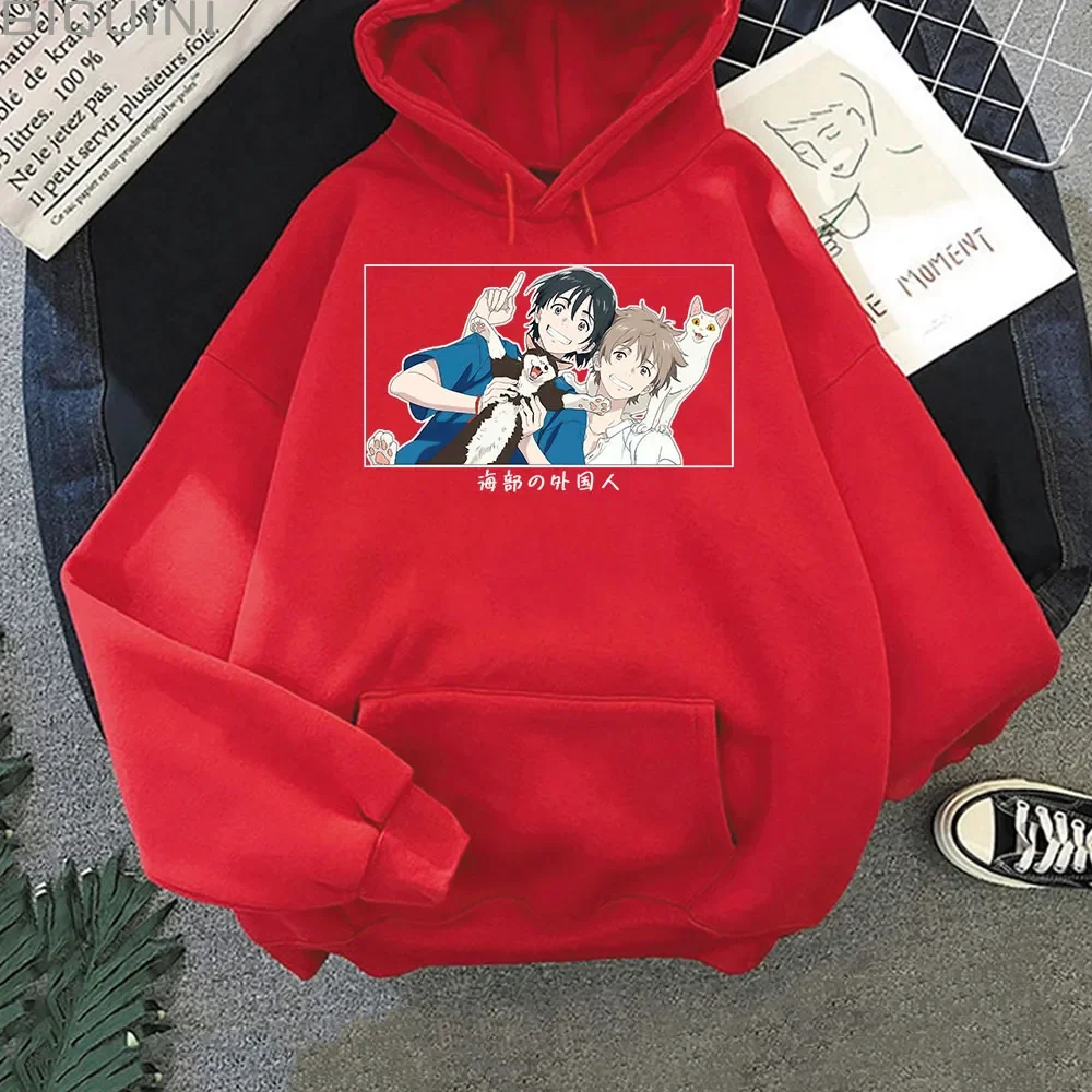 Sudaderas con capucha Harajuku para mujer, sudaderas con estampado gráfico de dibujos animados, moda Vintage, sudaderas casuales sueltas de gran tamaño, Tops Unisex, Otoño e Invierno